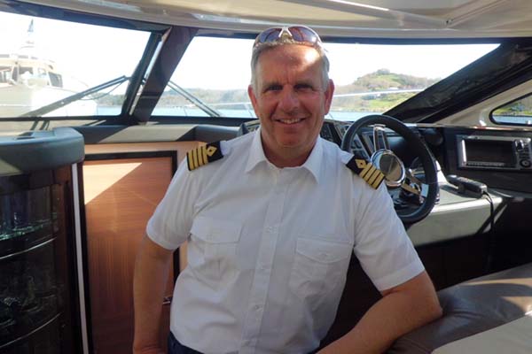 The captain Helge, founder of private cruise